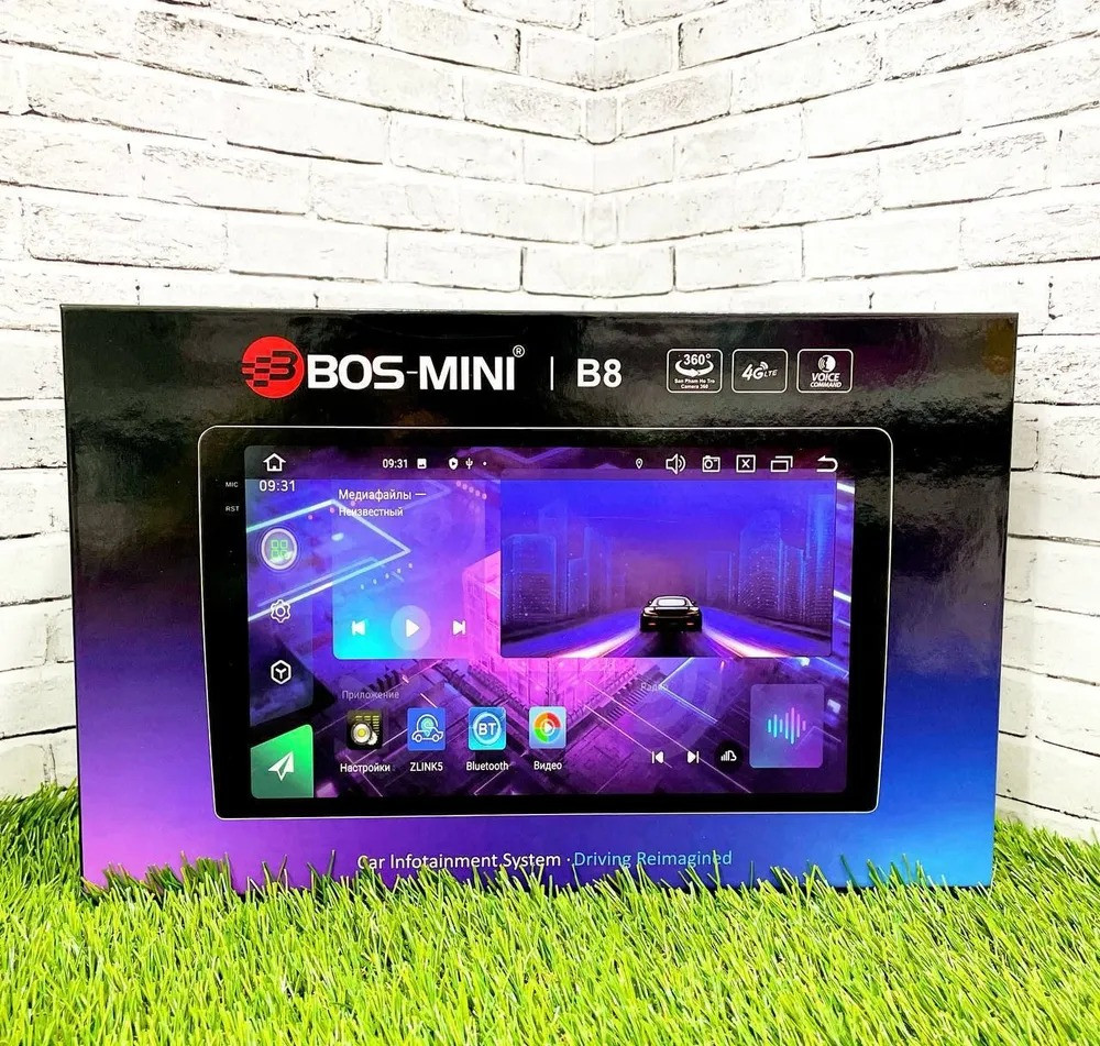 Автомагнитола Андроид BOS-MINI B8 10"дюймов 8+128gb