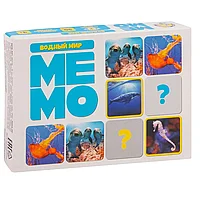 Игра настольная "МЕМО. Водный мир"