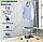 Вешалка передвижная напольная с полками Triangle clothes Rack 160х55х42 см./Стойка для вещей, обуви на колесах, фото 4