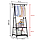 Вешалка передвижная напольная с полками Triangle clothes Rack 160х55х42 см./Стойка для вещей, обуви на колесах, фото 2