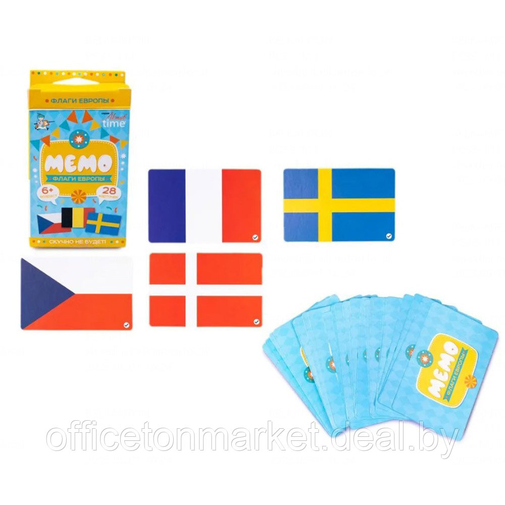 Игра настольная "МЕМО. Флаги Европы" - фото 2 - id-p224007975