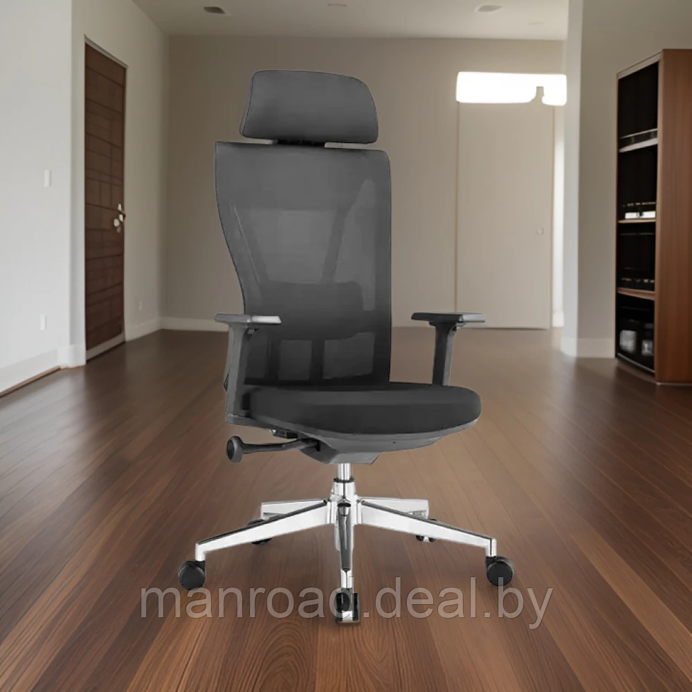 Кресло SitUp DEFENDER chrome (сетка Black/Black) - фото 6 - id-p224011927