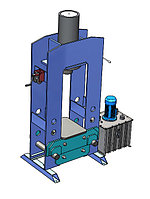 Гидравлический пресс 300т. ПГ300