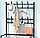 Напольная вешалка для обуви и одежды с полками и крючками New Simple floor Clothes Rack 158х60х28 см, фото 3