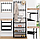 Напольная вешалка для обуви и одежды с полками и крючками New Simple floor Clothes Rack 158х60х28 см, фото 6