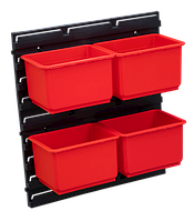 Органайзер настенный Qbrick System Nr 1 FX (5 элементов), красный