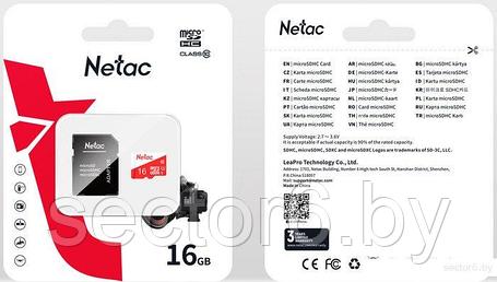 Карта памяти Netac microSDXC P500 ECO 16GB, фото 2