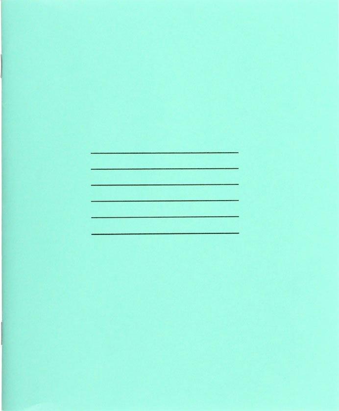 Тетрадь школьная А5, 12 л. на скобе «Гознак Борисов» 175*205 мм, клетка, зеленая