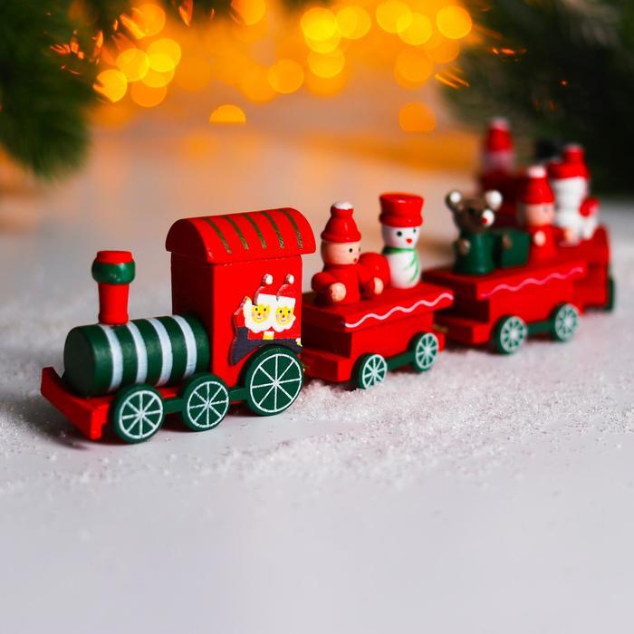 Новогодний декор «Сказочный поезд» 26×5×2 см, МИКС - фото 2 - id-p224015355