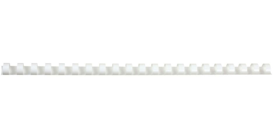 Пружина пластиковая Silwerhof (12) 12 мм, белая