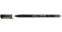 Ручка гелевая одноразовая Berlingo Apex E «Пиши-стирай» корпус черный, стержень черный