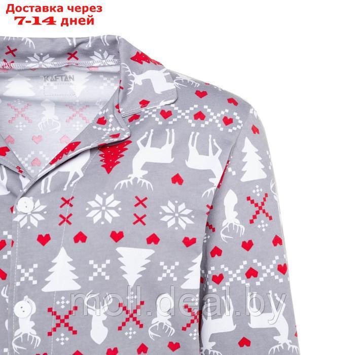 Пижама новогодняя мужская KAFTAN "Скандинавия", размер 50 - фото 10 - id-p223962174