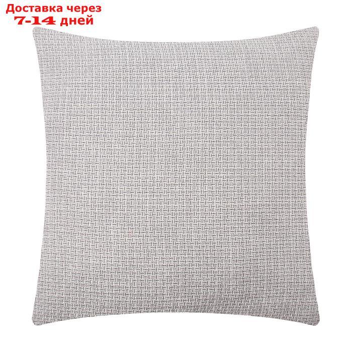 Чехол на подушку Этель Style 45х45 см, цв. серый, 100% полистер - фото 1 - id-p223966705