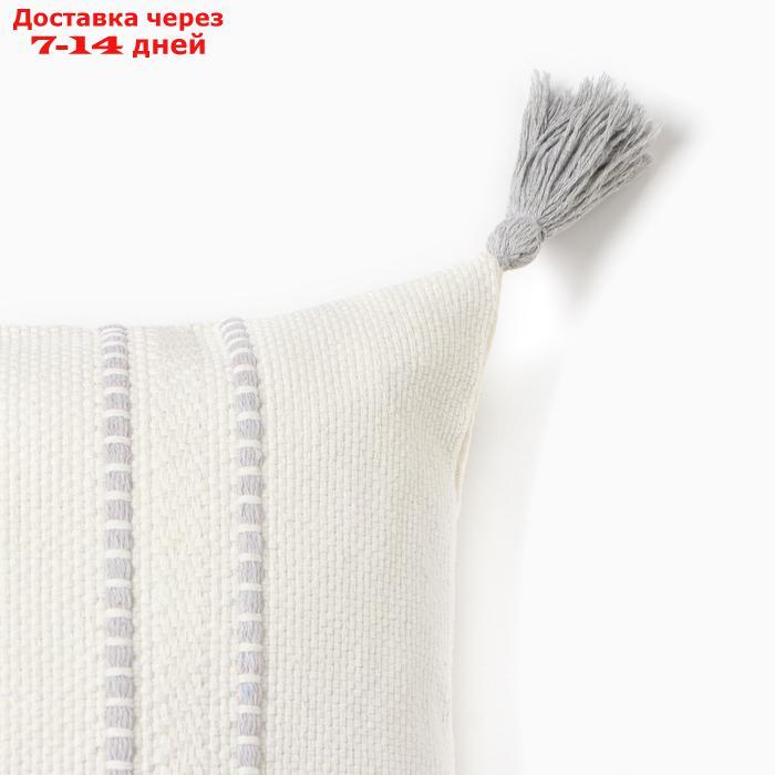 Чехол на подушку Этель сканди 45*45 см, цв. серый, 100% хлопок - фото 2 - id-p223966721