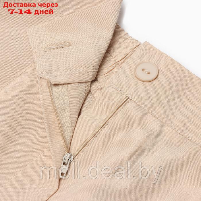 Комплект женский (блузка, шорты) MINAKU: Casual Collection цвет бежевый, р-р 44 - фото 5 - id-p223992596