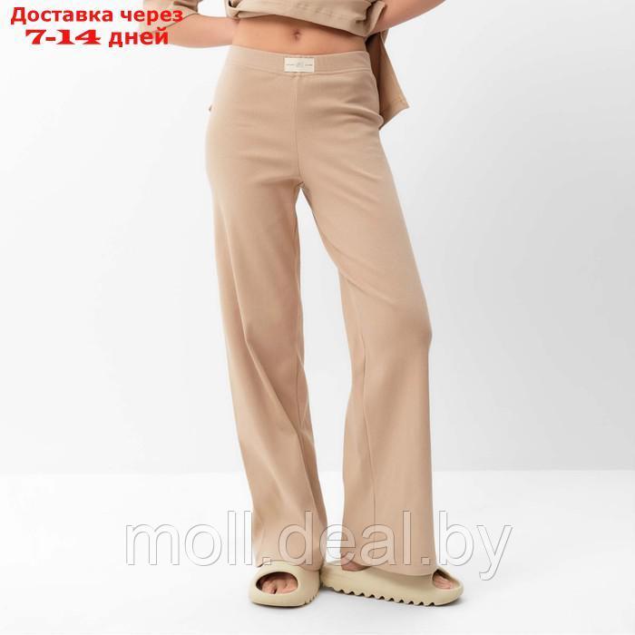 Костюм женский (футболка и брюки) MIST, р. 48-50, бежевый - фото 6 - id-p223992598