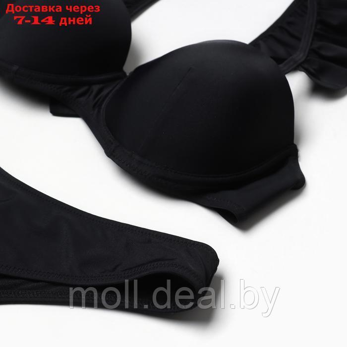 Купальник женский раздельный MINAKU, цвет чёрный, размер 44 - фото 2 - id-p223992606