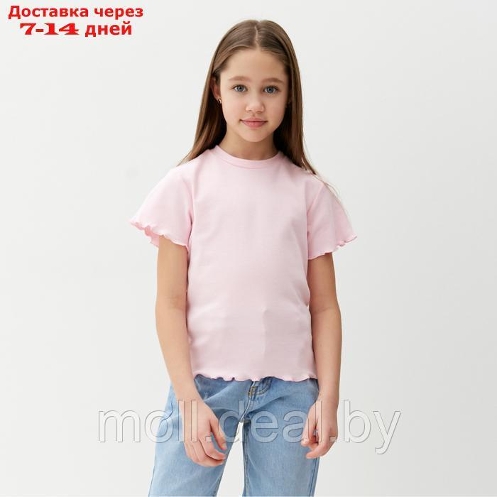 Футболка для девочки MINAKU, цвет розовый, рост 152 см - фото 1 - id-p223992622
