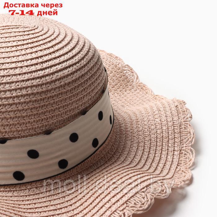 Шляпа для девочки "Леди" MINAKU, р-р 52, цв.розовый - фото 3 - id-p223992628