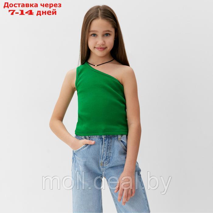 Топ для девочки MINAKU, цвет зелёный, рост 146 см - фото 1 - id-p223992637
