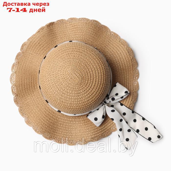 Шляпа для девочки "Леди" MINAKU, р-р 52, цв.коричневый - фото 2 - id-p223992648