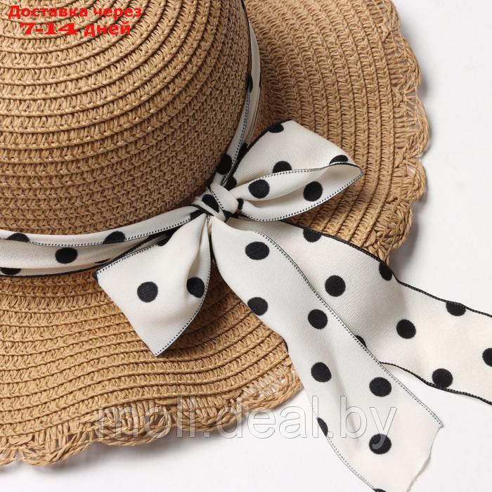 Шляпа для девочки "Леди" MINAKU, р-р 52, цв.коричневый - фото 4 - id-p223992648