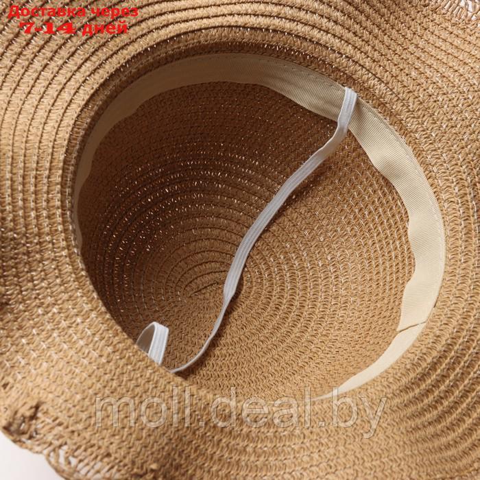 Шляпа для девочки "Леди" MINAKU, р-р 52, цв.коричневый - фото 5 - id-p223992648