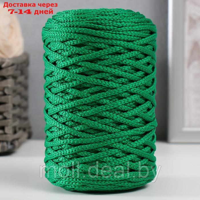 Шнур для вязания 100% полиэфир 3мм 100м/200±20гр (25-зеленый) - фото 1 - id-p223962644
