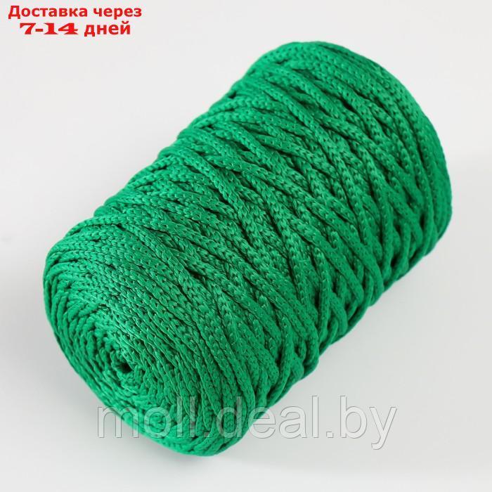 Шнур для вязания 100% полиэфир 3мм 100м/200±20гр (25-зеленый) - фото 2 - id-p223962644