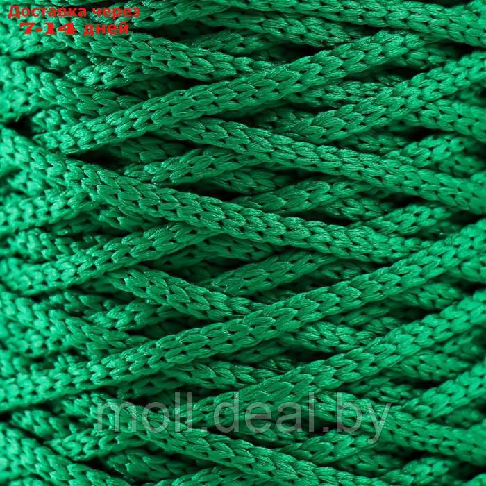 Шнур для вязания 100% полиэфир 3мм 100м/200±20гр (25-зеленый) - фото 3 - id-p223962644