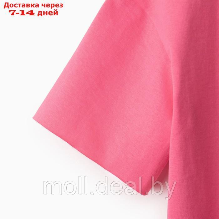 Комплект для девочки (футболка, шорты) MINAKU цвет розовый, рост 98 - фото 8 - id-p223962647