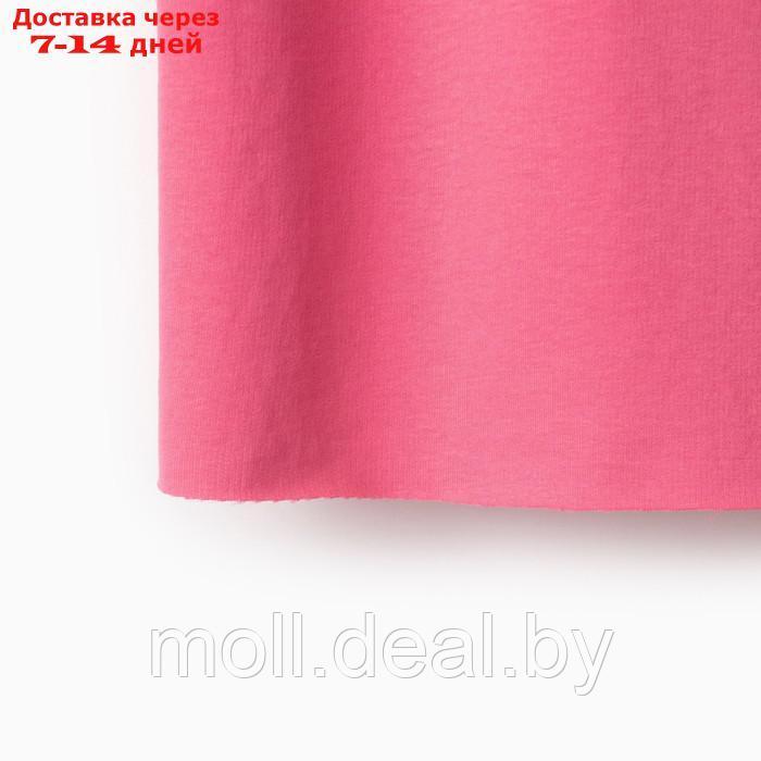 Комплект для девочки (футболка, шорты) MINAKU цвет розовый, рост 98 - фото 9 - id-p223962647