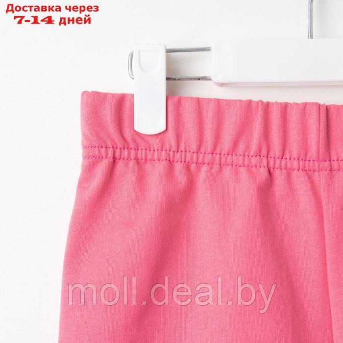 Комплект для девочки (футболка, шорты) MINAKU цвет розовый, рост 98 - фото 10 - id-p223962647