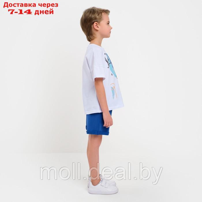 Шорты для мальчика MINAKU цвет синий, рост 122 - фото 2 - id-p223962654