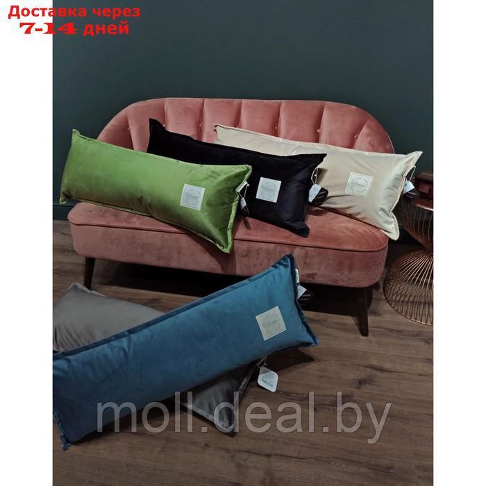 Подушка, размер 32х90 см, цвет бордо - фото 3 - id-p223991417
