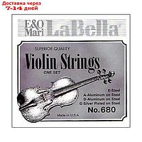 Струны для скрипки La Bella 680 размером 4/4, металл