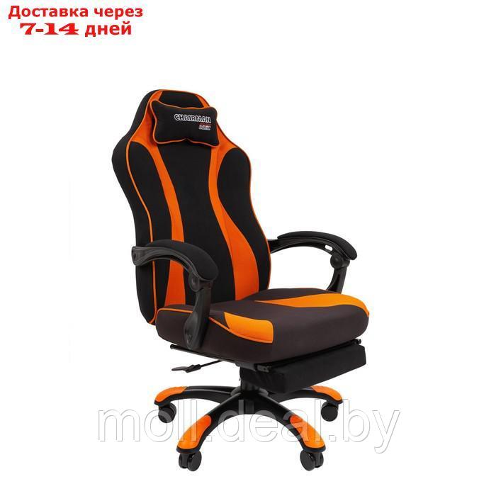 Кресло игровое "Chairman game" 35 ткань, черно-оранжевое - фото 2 - id-p223962754