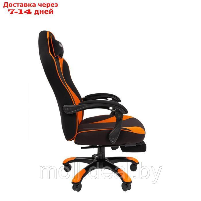 Кресло игровое "Chairman game" 35 ткань, черно-оранжевое - фото 3 - id-p223962754