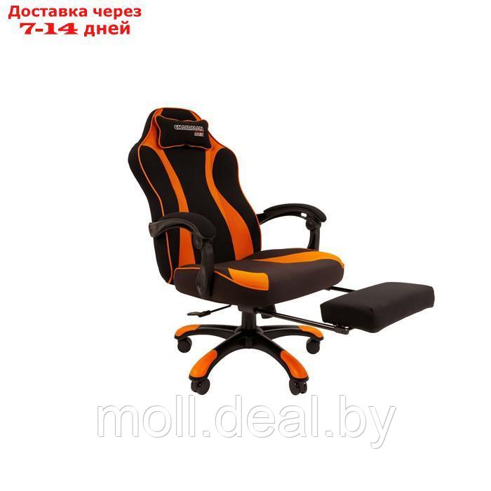 Кресло игровое "Chairman game" 35 ткань, черно-оранжевое - фото 4 - id-p223962754