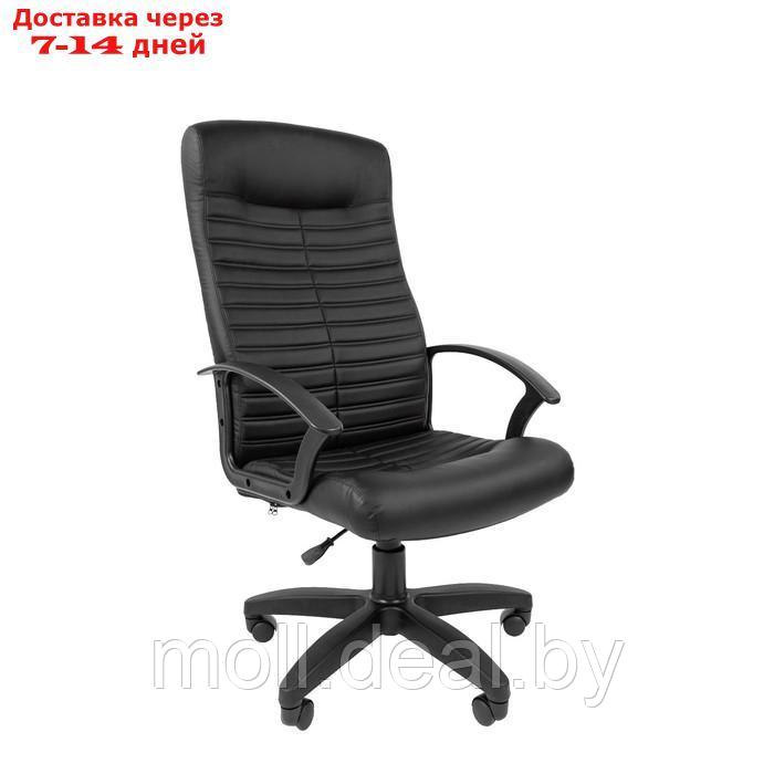 Кресло офисное "Стандарт" СТ-80 экокожа, черное - фото 1 - id-p223962755