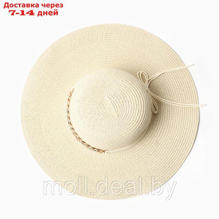 Шляпа женская MINAKU, цвет молочный, р-р 58 - фото 2 - id-p223993807