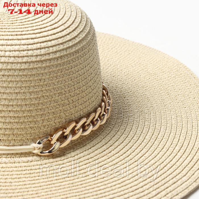 Шляпа женская MINAKU, цвет молочный, р-р 58 - фото 3 - id-p223993807
