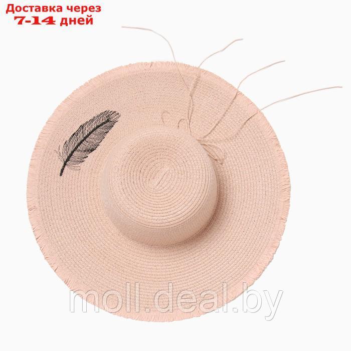 Шляпа женская MINAKU, цвет розовый, р-р 58 - фото 2 - id-p223993808