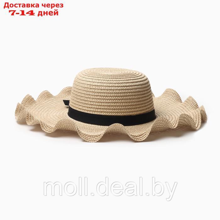 Шляпа женская MINAKU, цвет светло-коричневый, р-р 58 - фото 1 - id-p223993809