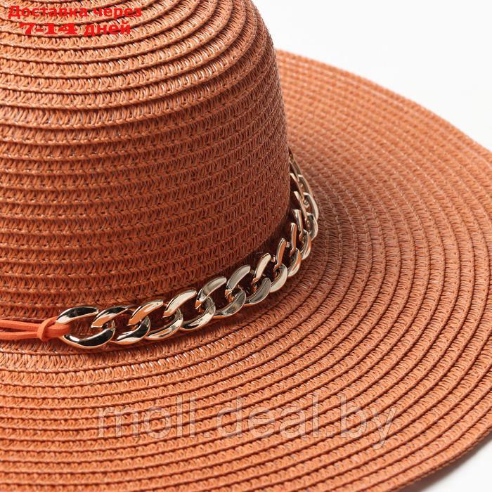 Шляпа женская MINAKU, цвет красный, р-р 58 - фото 3 - id-p223993810