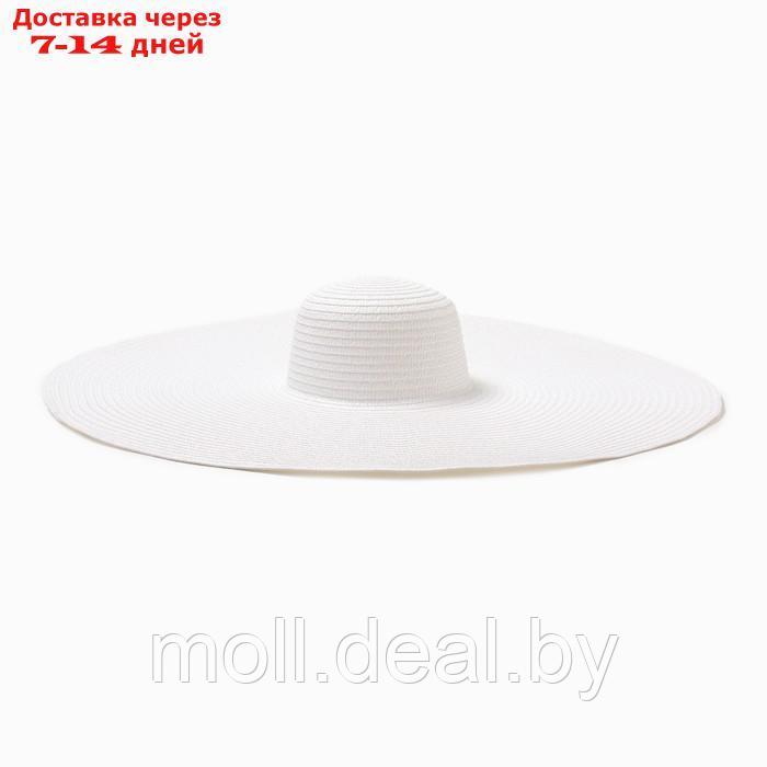 Шляпа женская MINAKU, цв. белый, р-р 58 - фото 3 - id-p223993814