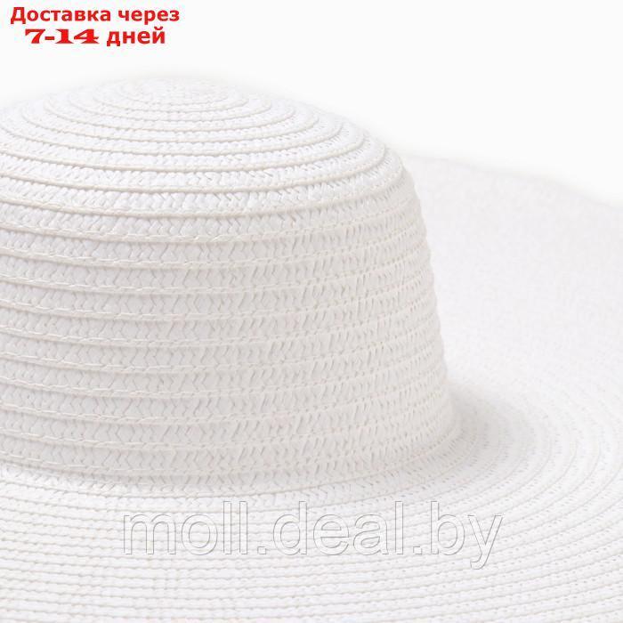 Шляпа женская MINAKU, цв. белый, р-р 58 - фото 5 - id-p223993814