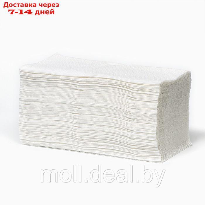Бумажные полотенца V сложения белые, 25 г/м2, 200 л, 23*20, 20 упаковок - фото 2 - id-p223993848