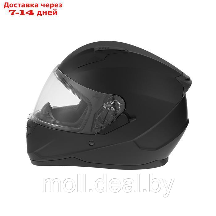Шлем интеграл с двумя визорами, размер XXL, модель BLD-M67E, черный матовый - фото 8 - id-p223993865