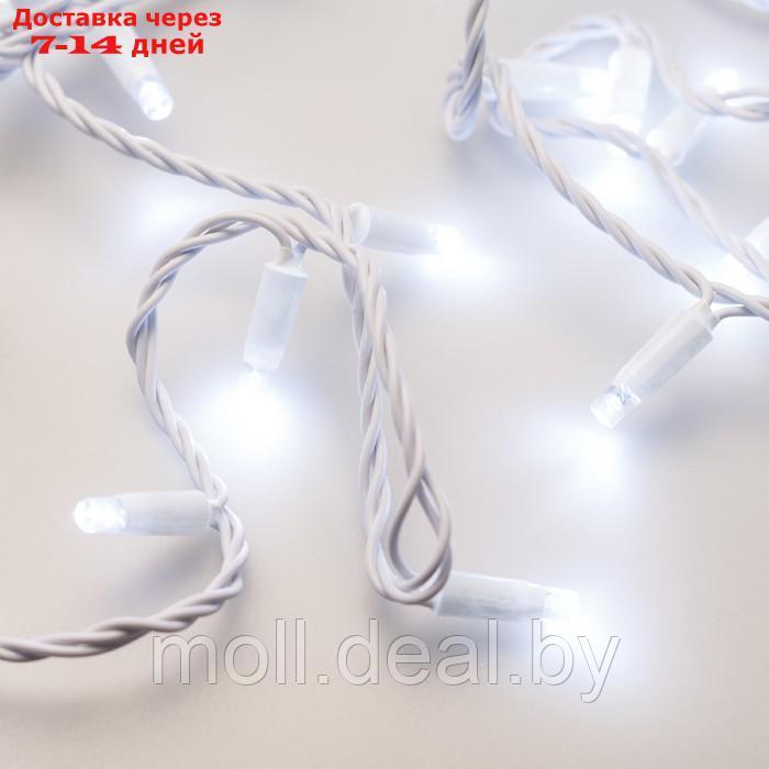 Гирлянда Arlight нить, IP65, 10 м, 100 LED, 220В, Н.Б. каучук, фиксинг, прозрач. линза, БЕЛЫЙ 1024 - фото 2 - id-p223991606